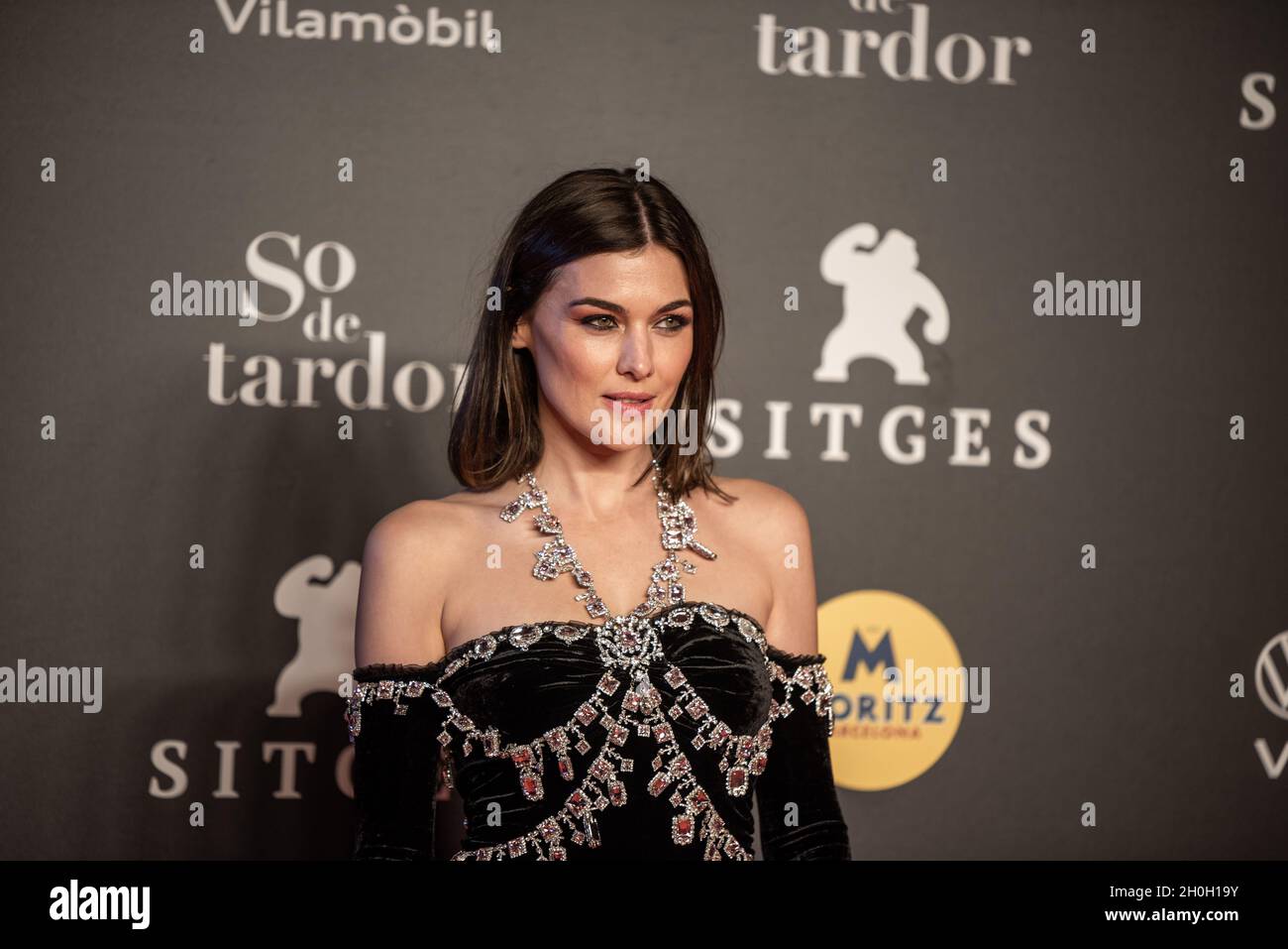 Marta Nieto la actriz brillo en sitges Festival de este año, Festival internacional de Cine fantástico 2021 Stockfoto