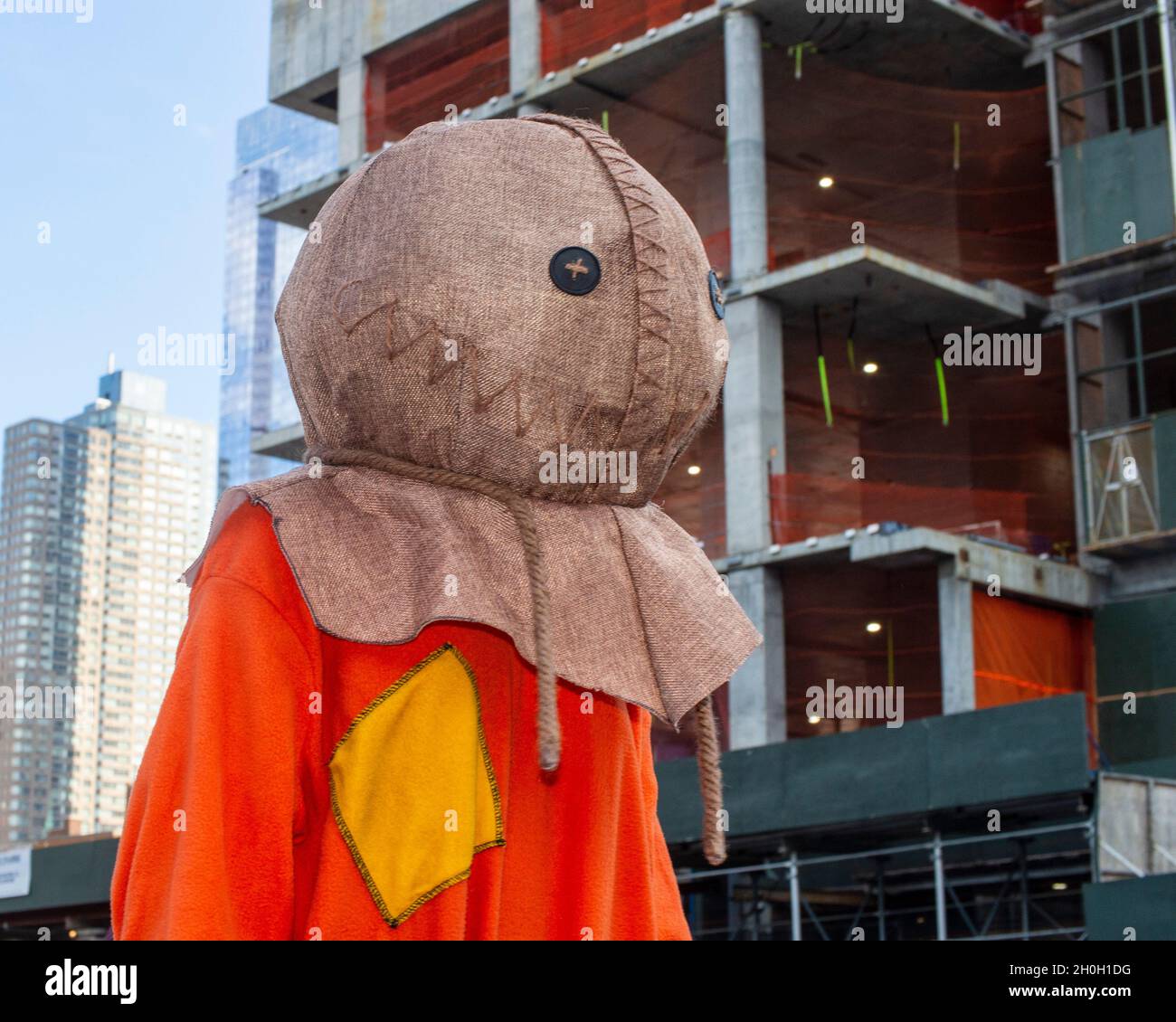 New York, NY, USA. Okt. 2021. Popkultur Kostüme, Comic, Anime, Cosplay, Science Fiction, Jährliche Zusammenkunft von Fernseh- und Filmfiguren, trotz der Pandemie, 8. Oktober 2021. (Bild: © John Marshall Mantel/ZUMA Press Wire) Stockfoto