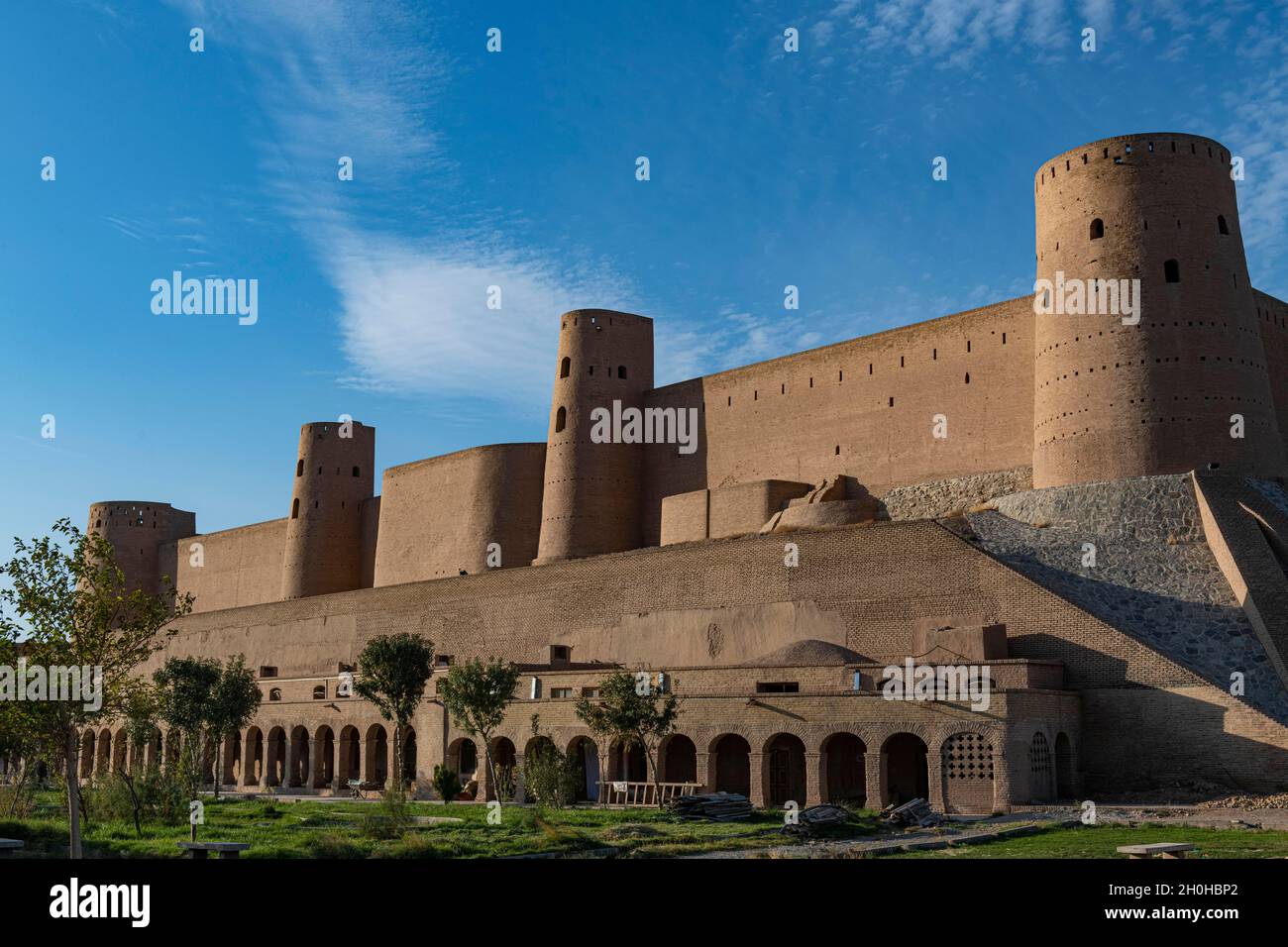 Die Zitadelle von Herat, Afghanistan Stockfoto