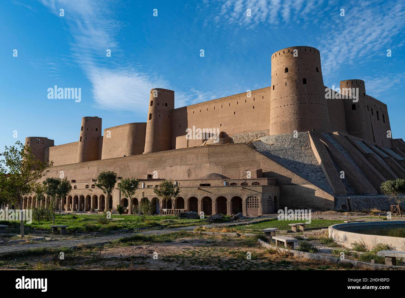 Die Zitadelle von Herat, Afghanistan Stockfoto