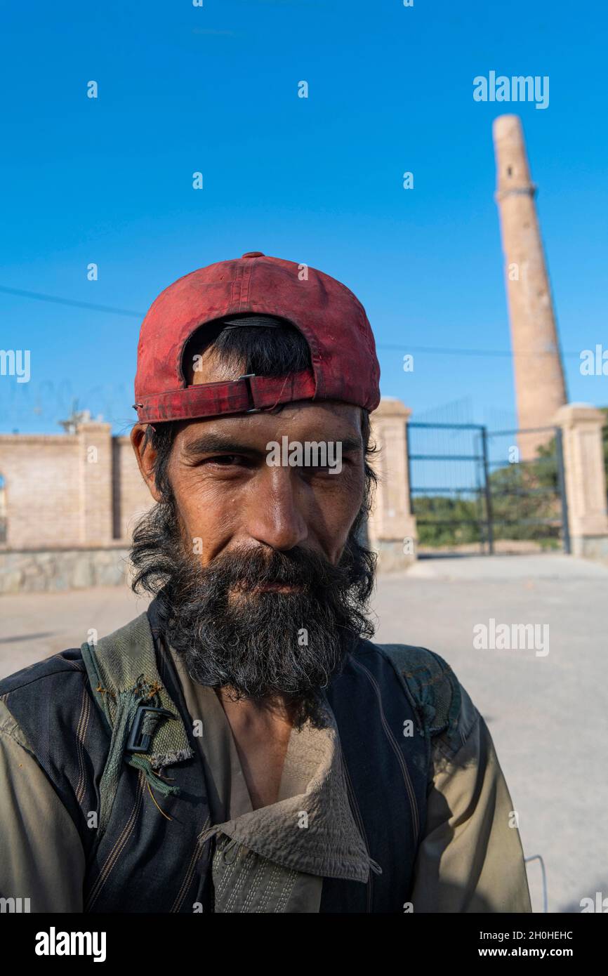 Mann vor Ort, Herat, Afghanistan Stockfoto