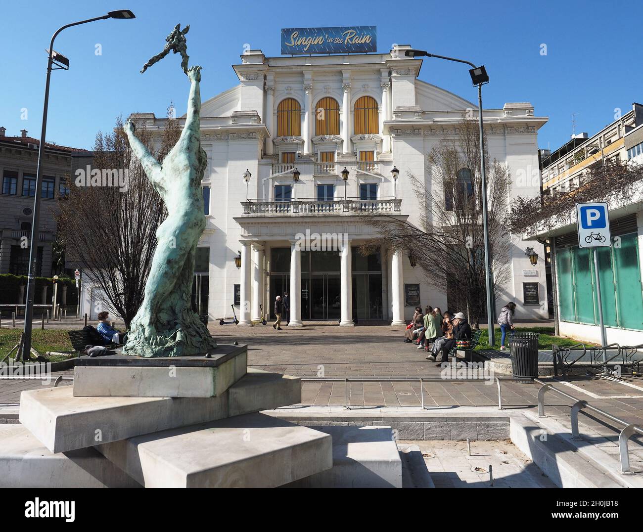 Europa, Italien, Lombardei, Mailand, Teatro Nazionale Che Banca! Di Milano Stockfoto