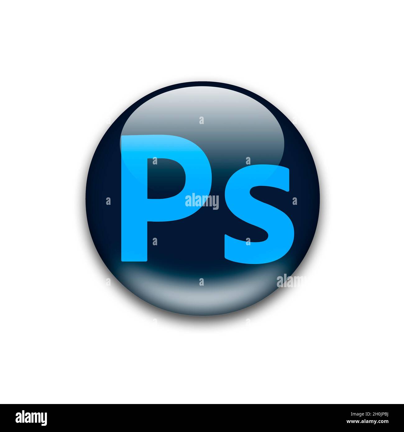 Adobe Photoshop-Logo Stockfoto