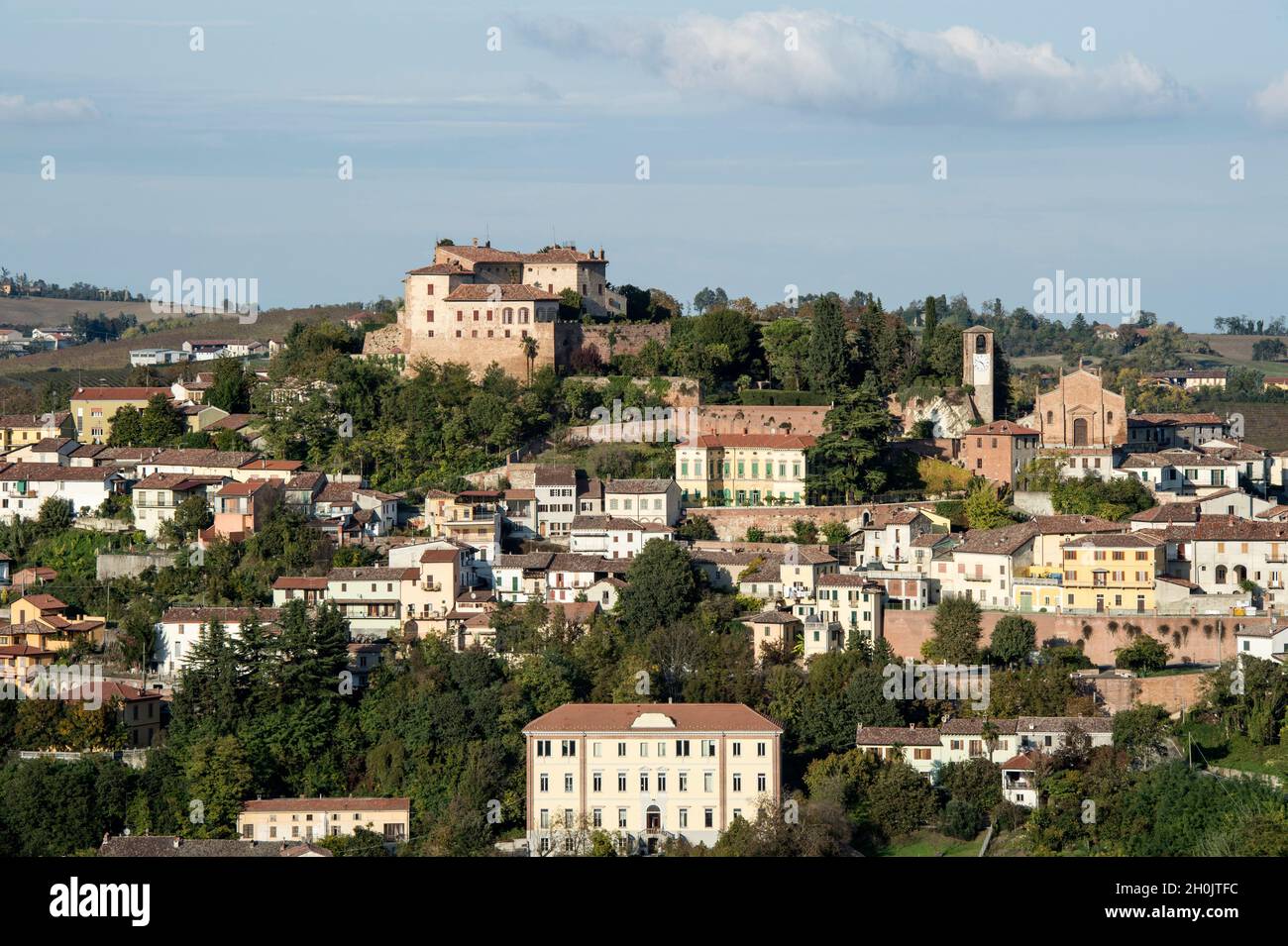 Italien, Piemont, Monferrato, Ozzano Monferrato Stockfoto