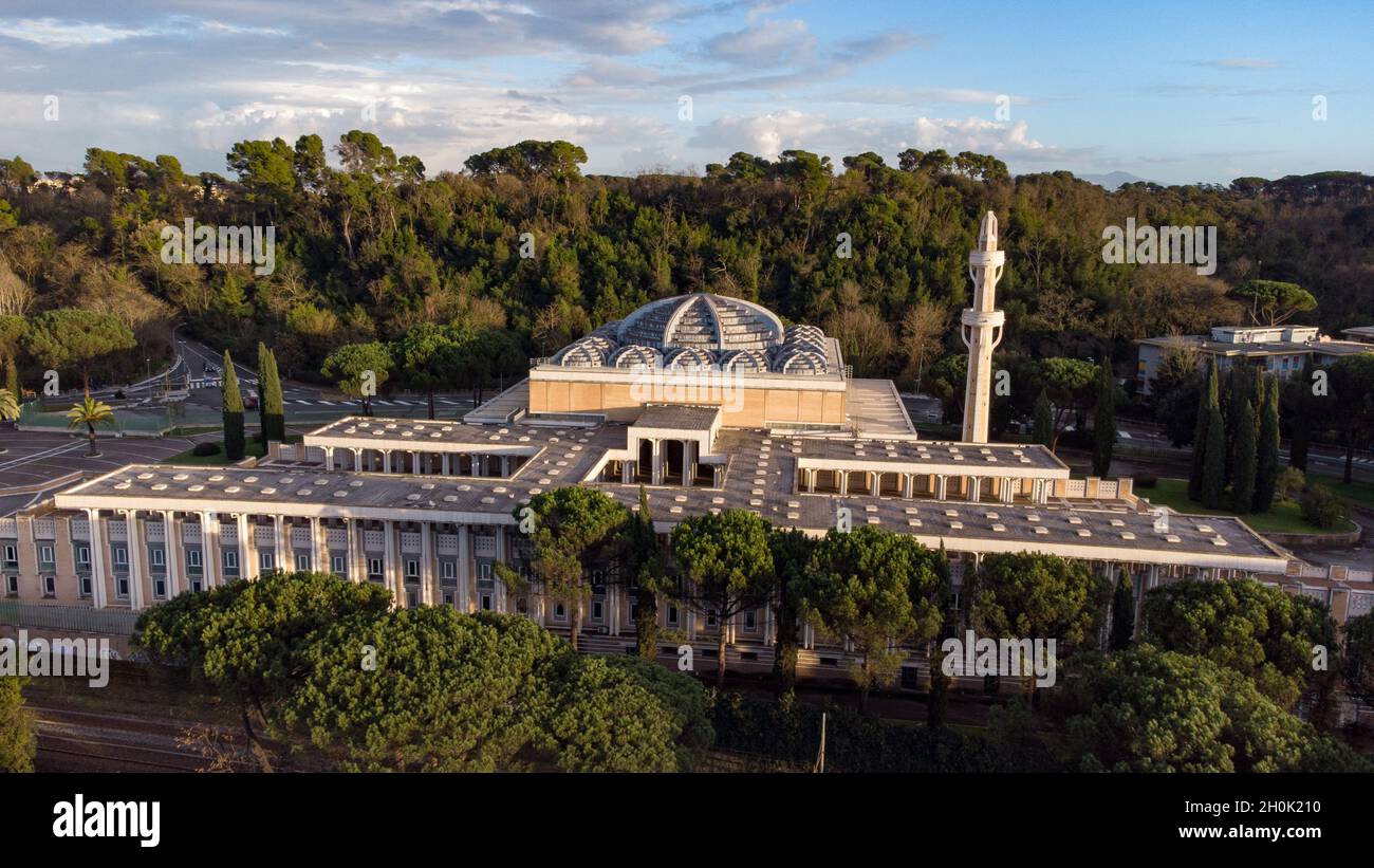 Italien, Latium, Rom, Moschee Stockfoto