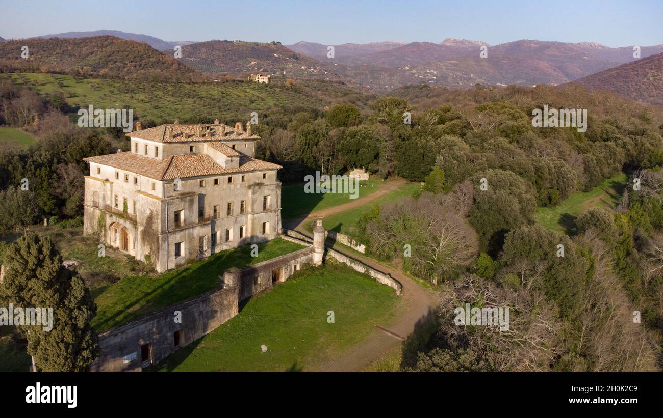 Europa, Italien, Latium, Poli, Villa Catena, Villa Conti, der Nationale  Trust für Italien Stockfotografie - Alamy