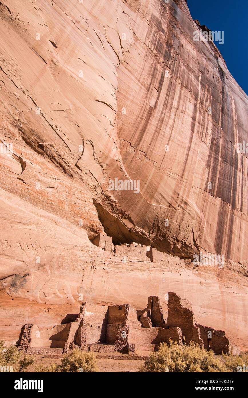 Ruinen Des Weißen Hauses - Canyon De Chelly - Arizona Stockfoto