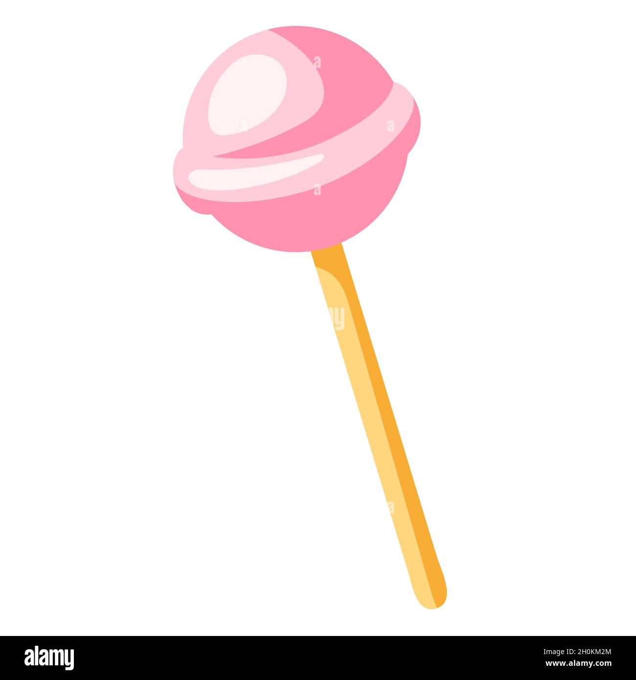 Illustration von Lolipop. Lebensmittel für Bars, Restaurants und Geschäfte. Stock Vektor