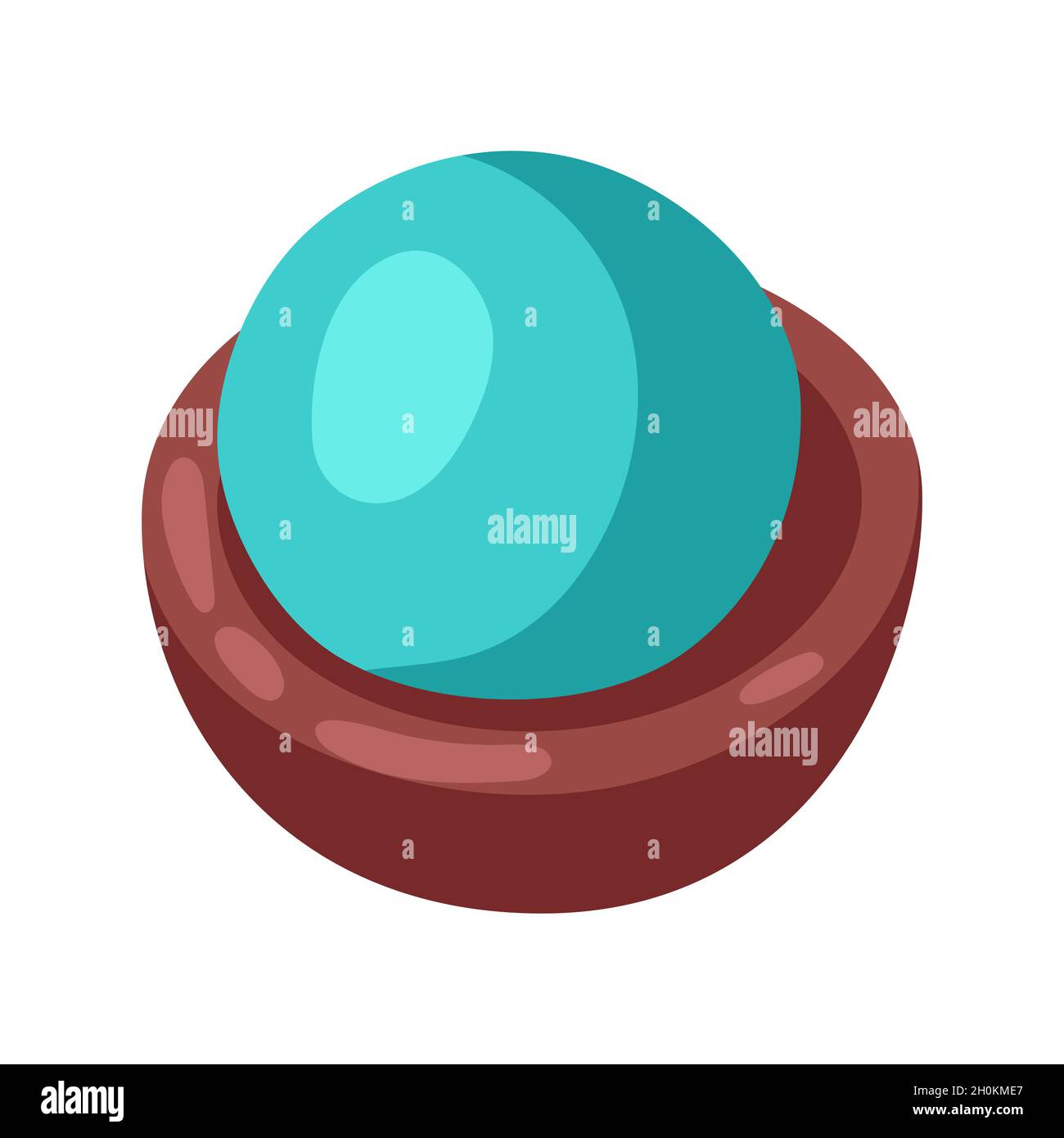 Illustration von Schokolade Süßigkeiten. Lebensmittel für Bars, Restaurants und Geschäfte. Stock Vektor