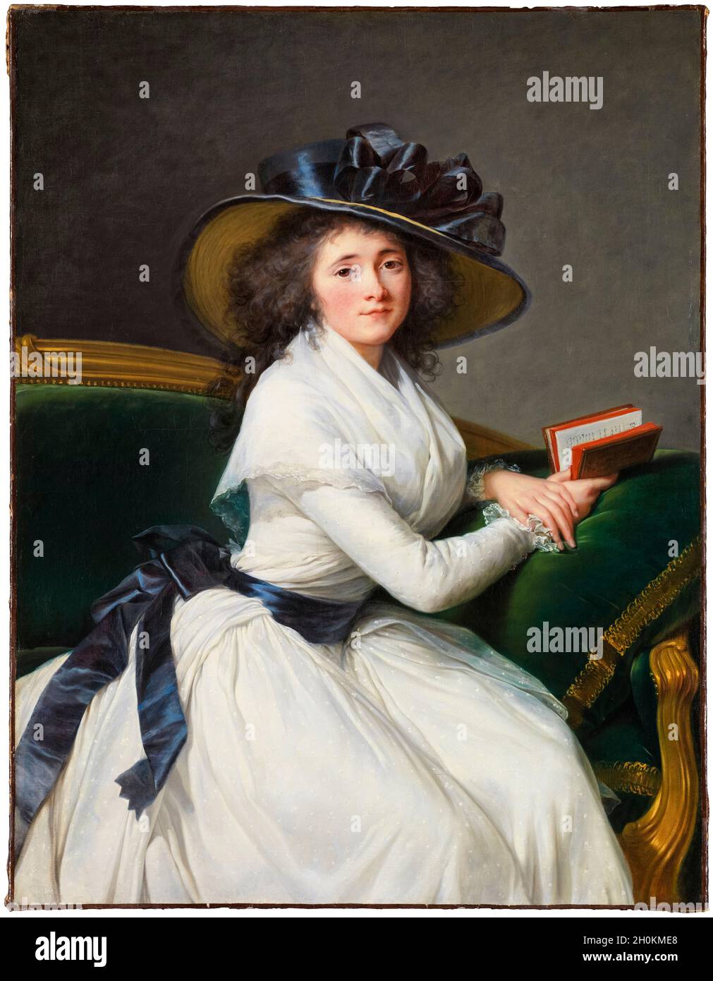 Elisabeth Vigee Le Brun, Comtesse de la Châtre (Marie Charlotte Louise Perrette Aglaé Bontemps, 1762–1848), Porträtmalerei, 1789 Stockfoto