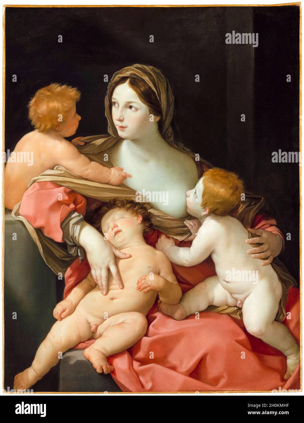 Guido Reni, Charity, Malerei, vor 1642 Stockfoto