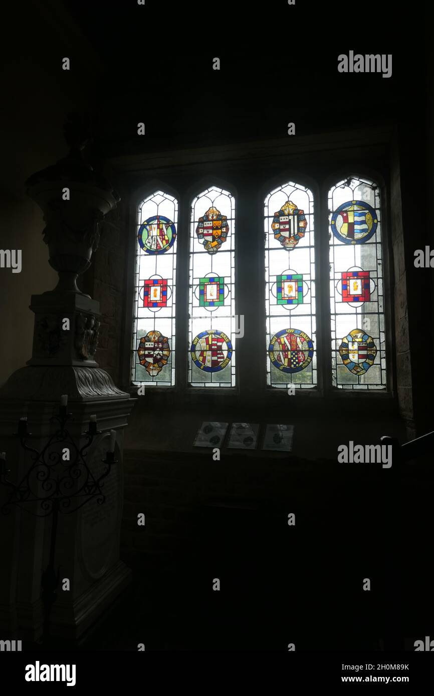 S Marys Fawsley Church Northamptonshire Großbritannien Stockfoto