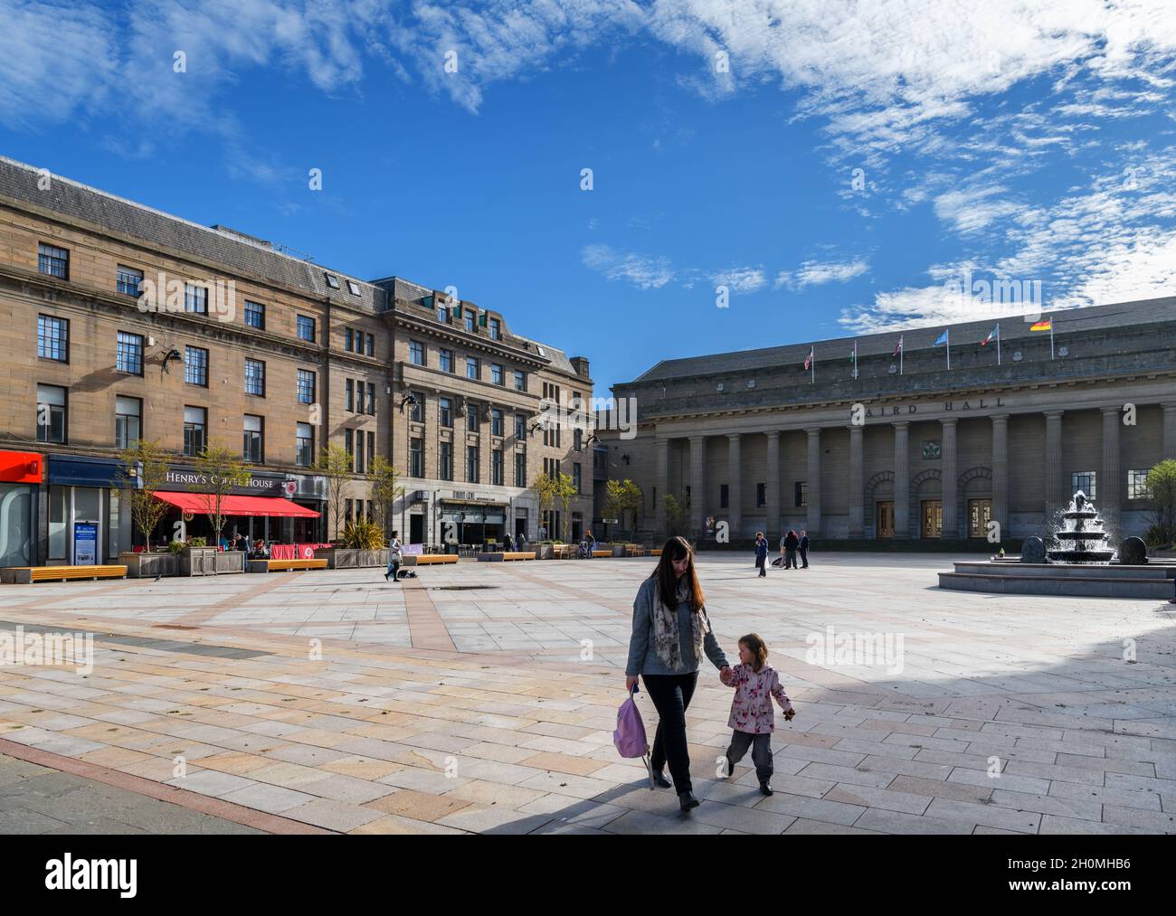 City Square im Zentrum von Dundee, Schottland, Großbritannien Stockfoto