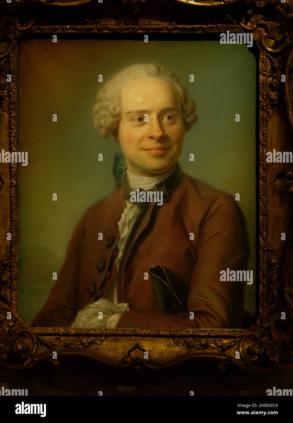 Jean Le Rond d'Alembert 1717-1783 auteur de l'Encyclopédie vers 1752-1753 Stockfoto