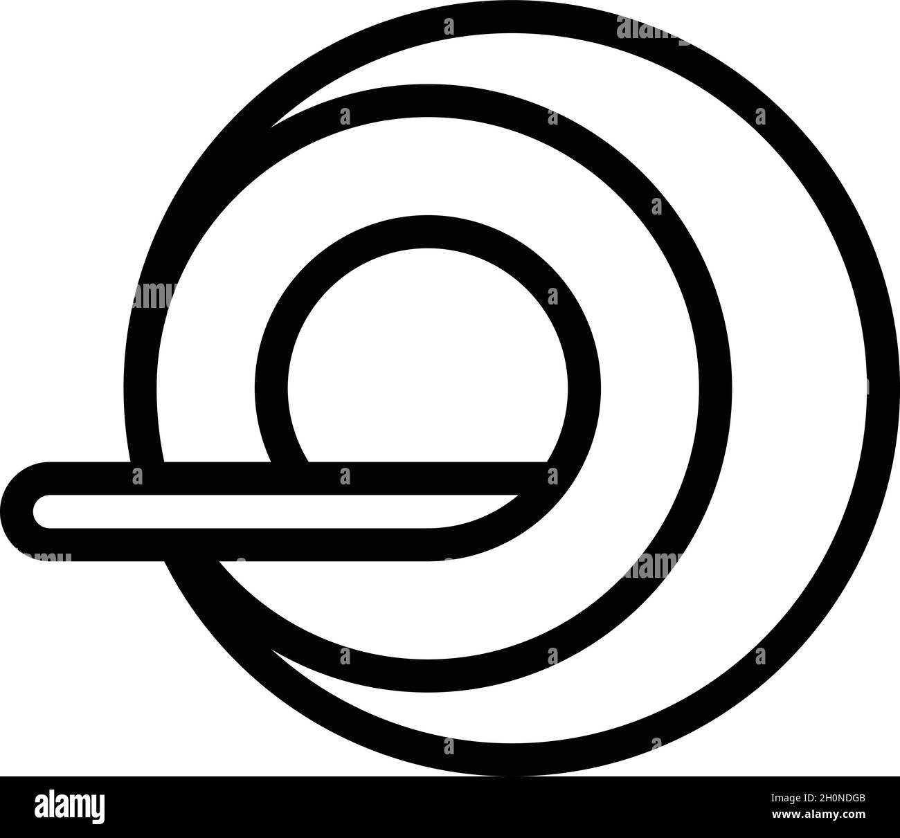 Darstellung des vektorgrafiks der mrt-Symbole. Magnetresonanz. Medizinischer Scanner Stock Vektor