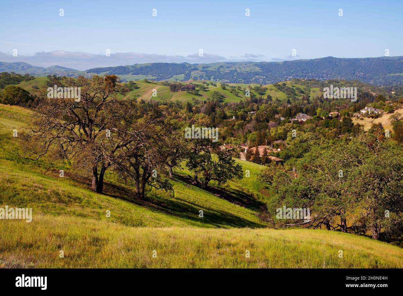 Mountain Diablo, Danville, Tri-Valley Stockfoto