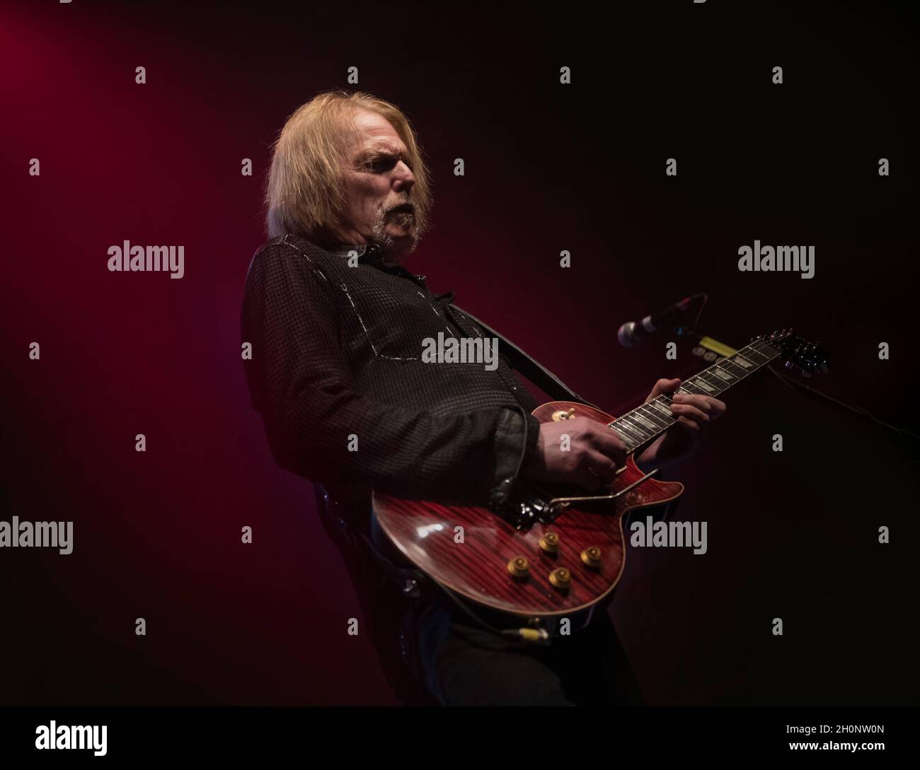 Scott Gorham (Black Star Riders, Thin Lizzy) live im Konzert im O2 Institute Birmingham, 18. März 2017. Live-Musikfotografie. Stockfoto