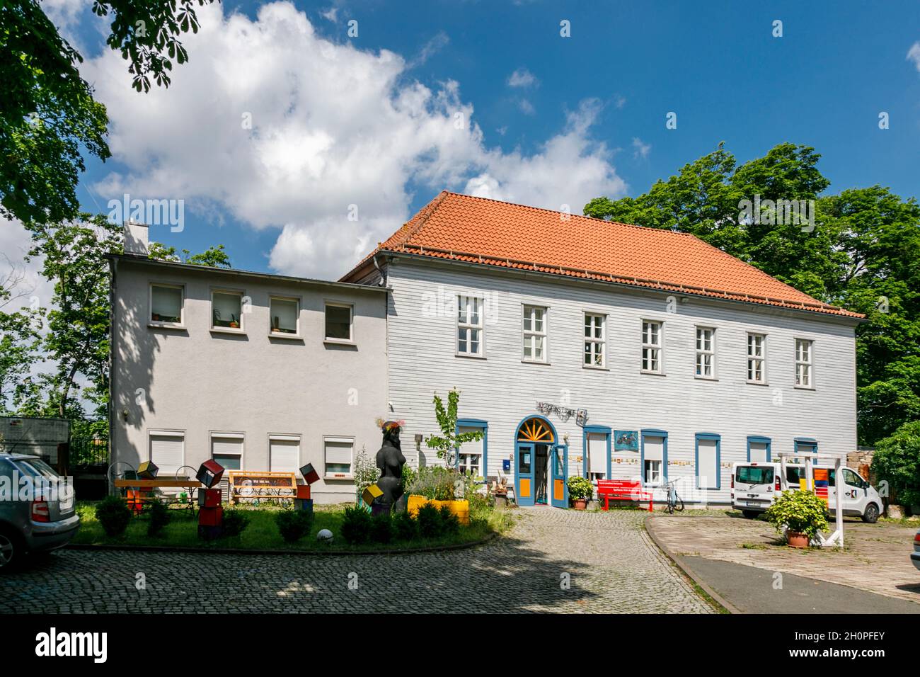 Jugendkunstschule, Jugendkunstschule in Nordhausen Stockfoto