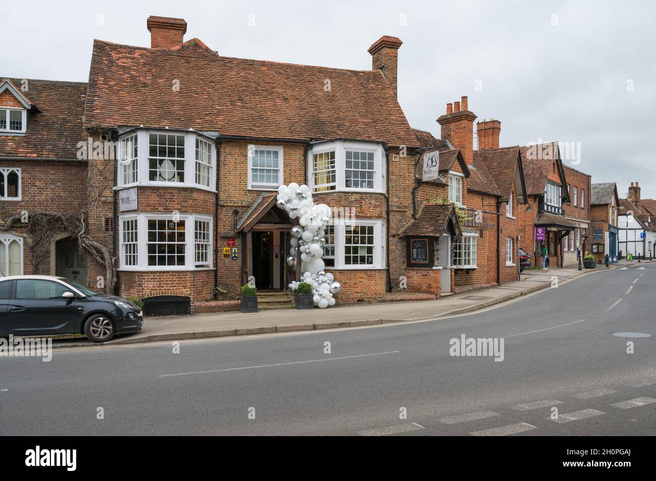 Das Miller of Mansfield Hotel und Michelin haben uns ein Restaurant empfohlen. Goring on Thames, Reading, Oxfordshire, England, Großbritannien Stockfoto