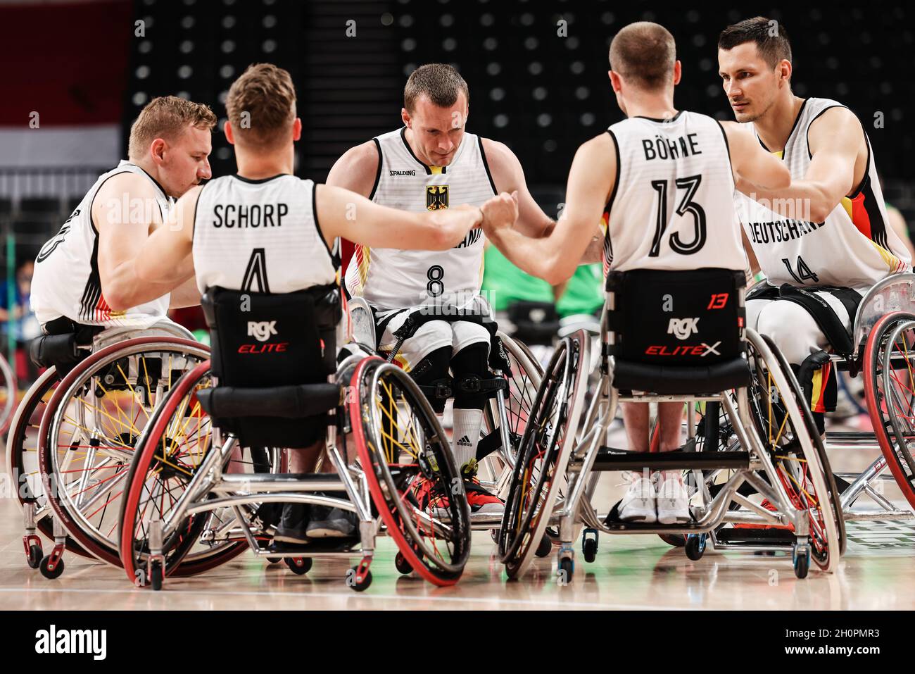 Tokio, Japan, 29. August 2021, Paralympische Spiele 2020 in Tokio, Rollstuhlbasketball für Männer. Deutschland gegen Algerien. BIENEK Andre Stockfoto