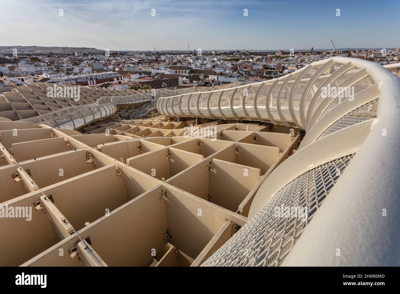 Metropol Sonnenschirm in Sevilla, Spanien. Auch bekannt als der Pilz. Stockfoto