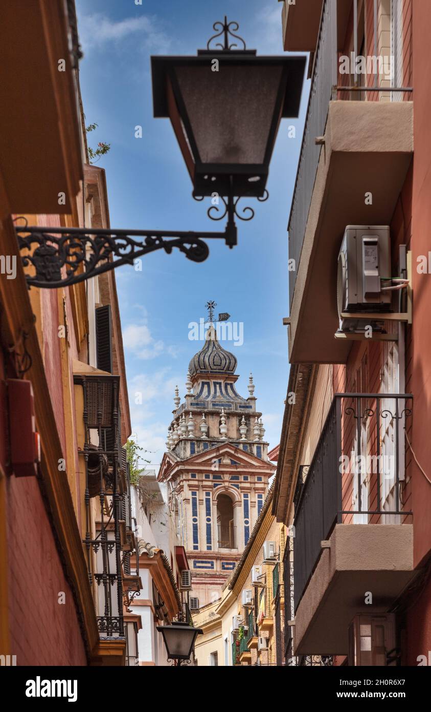 La Torre del ajedrez in Sevilla, Spanien. Stockfoto