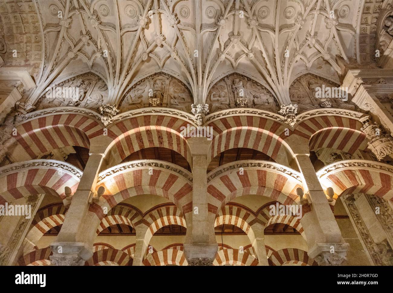 Die Moschee-Kathedrale von Córdoba. Auch bekannt als die Kathedrale unserer Lieben Frau von der Himmelfahrt Stockfoto