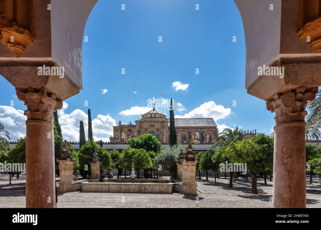 Die Moschee-Kathedrale von Córdoba. Auch bekannt als die Kathedrale unserer Lieben Frau von der Himmelfahrt Stockfoto