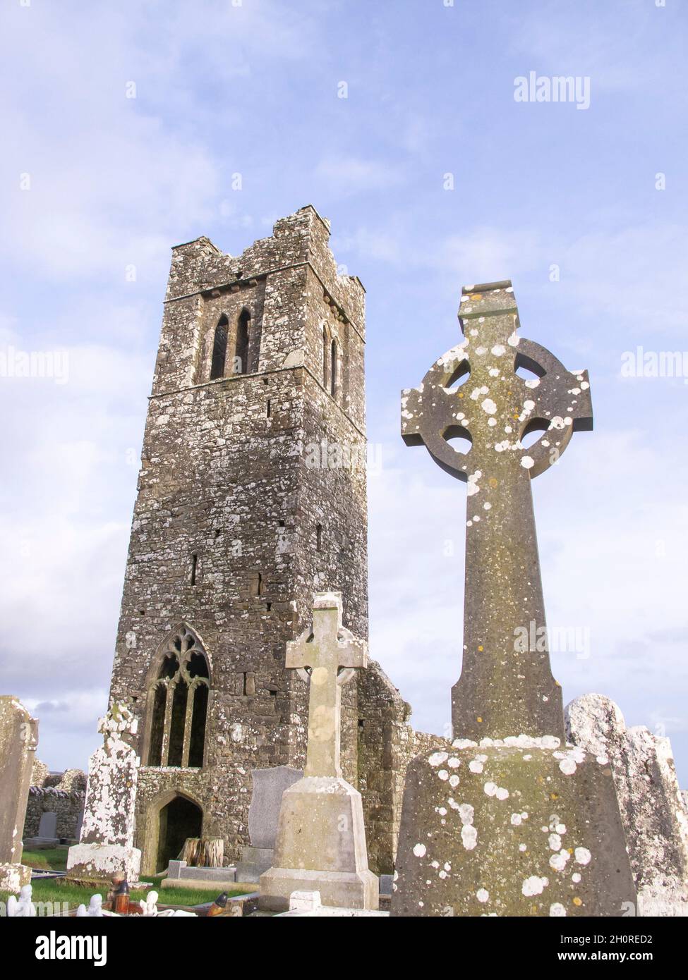 Slane Abbey County Meath Irland Stockfoto