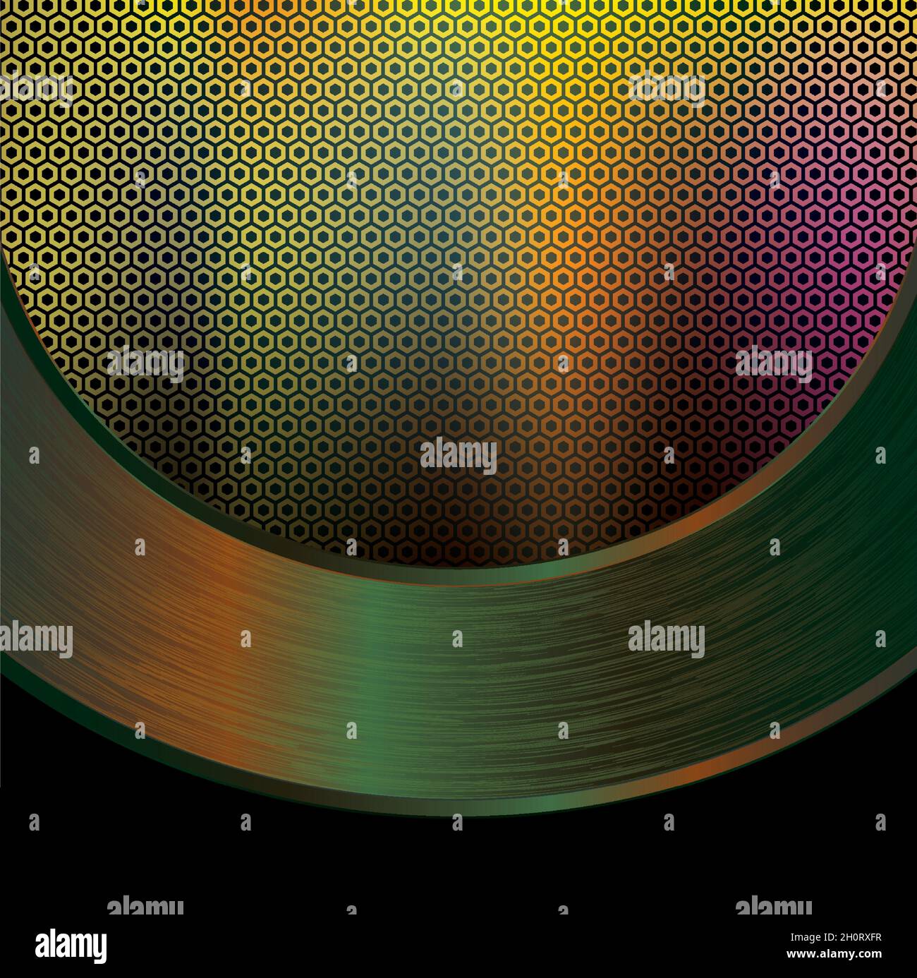 Abstrakt Tech Grid Metall Hintergrund Stock Vektor