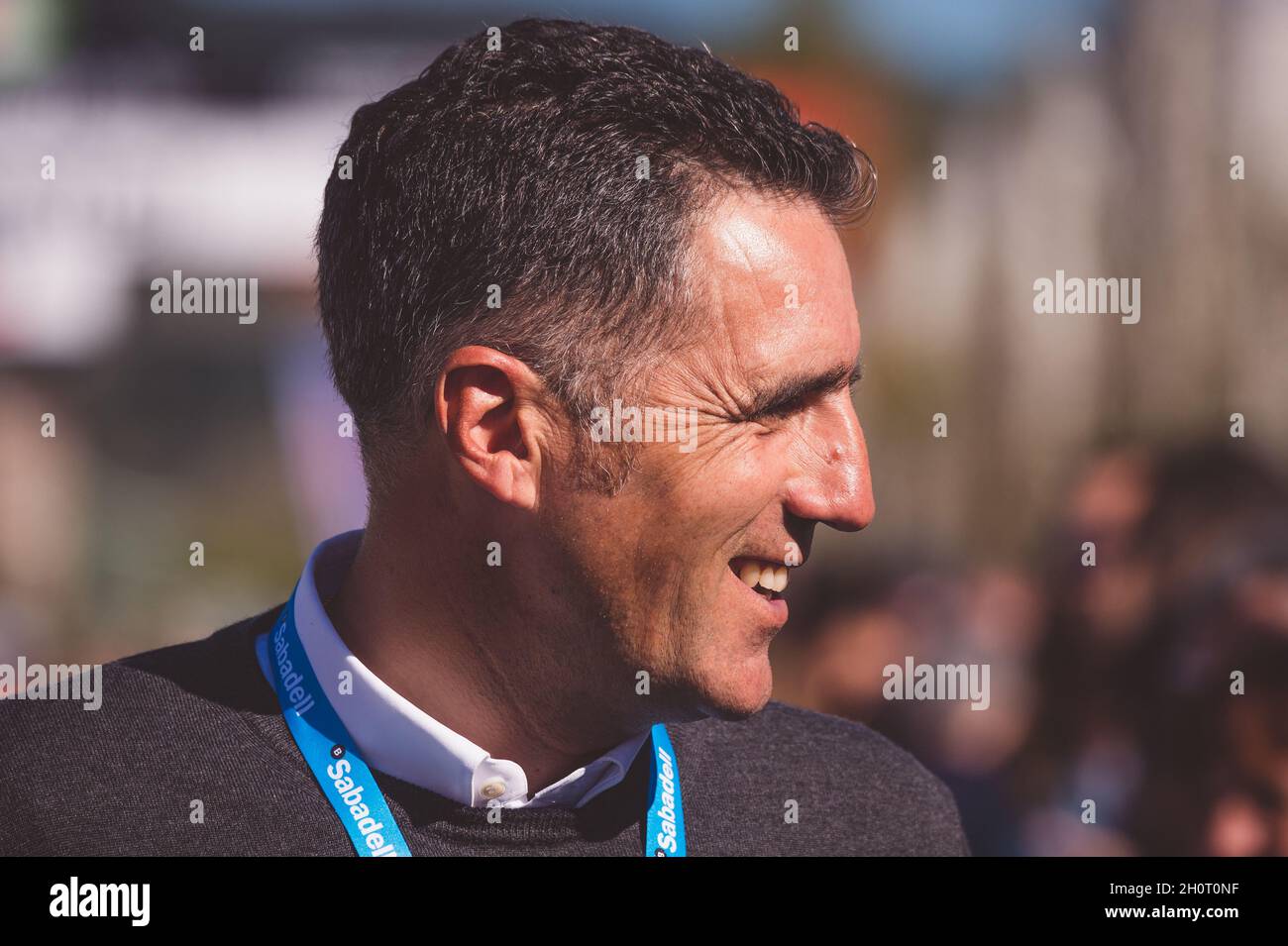 2017 Baskenland-Rundfahrt. Miguel Indurain. Stockfoto