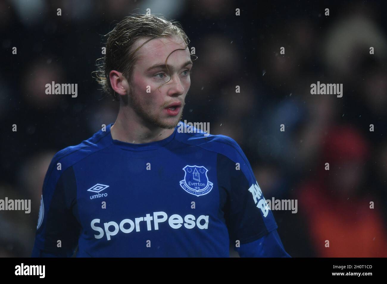 Everton Tom Davies Stockfoto