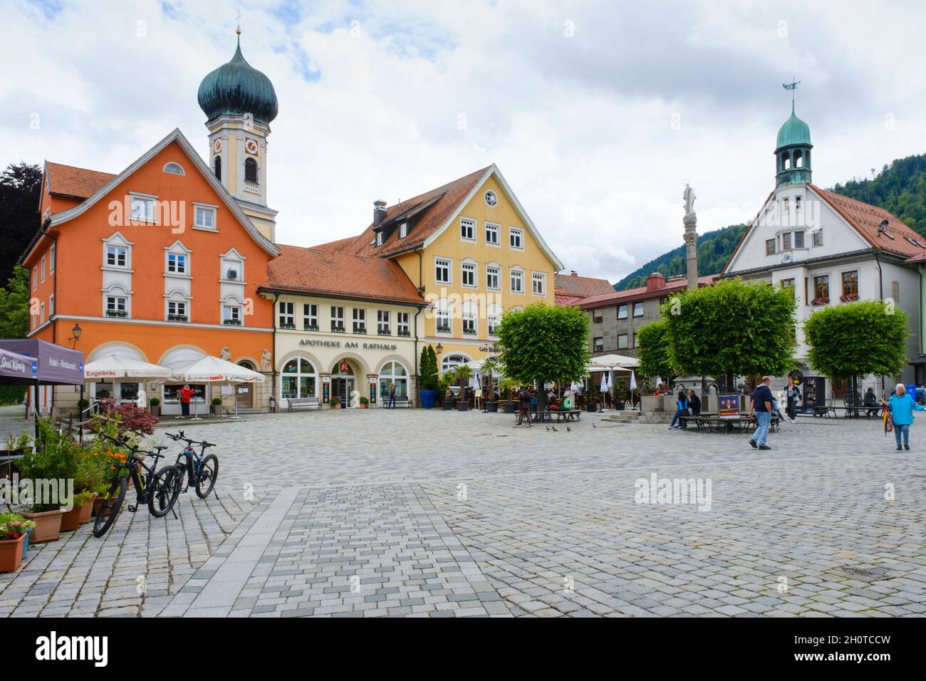 Marienplace, Immenstadt, Allgäu, Bayern, Deutschland, Europa Stockfoto