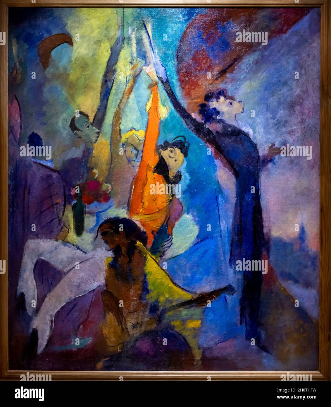 N. P. Tarasov, Puschkin, Öl auf Leinwand, Nukus Museum of Art (Savitsky Museum), Nukus, Karakalpakstan, Usbekistan Stockfoto