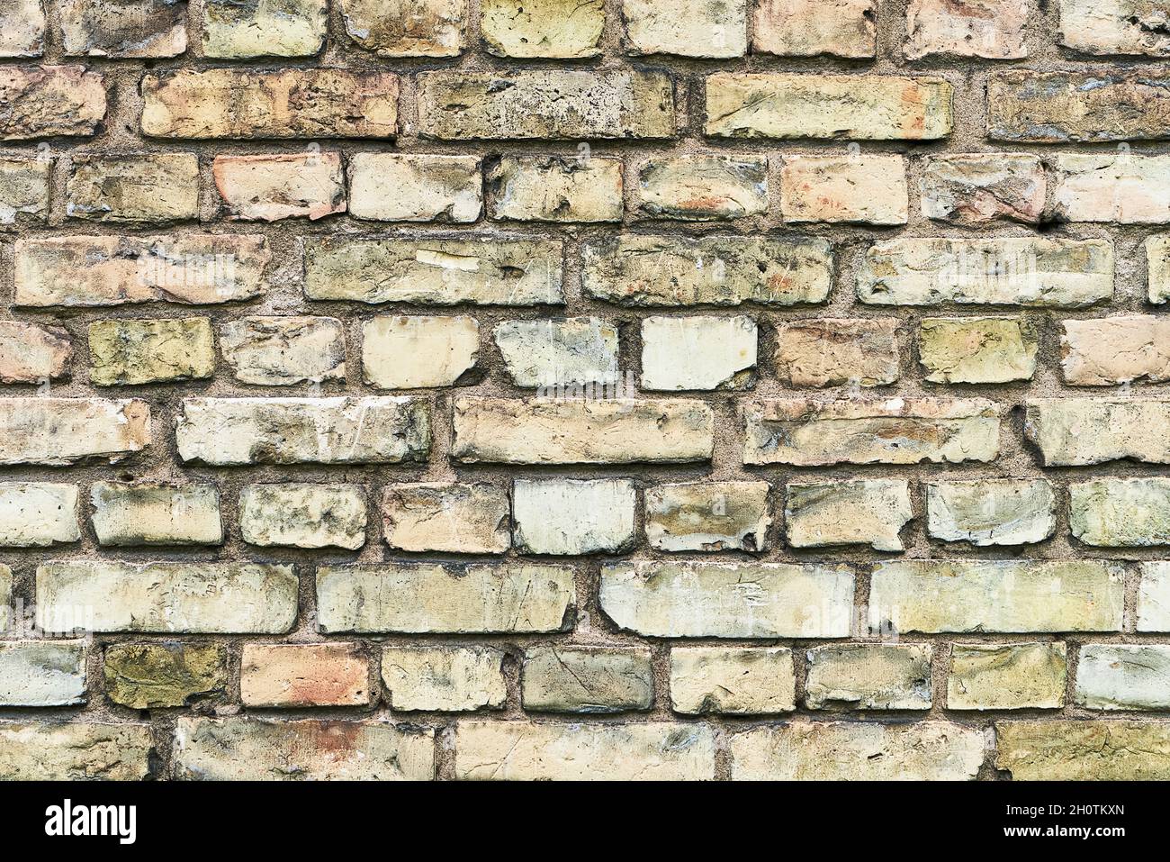 Alte Backsteinmauer, abtract Grunge Hintergrund. Platz für Text kopieren. Stockfoto