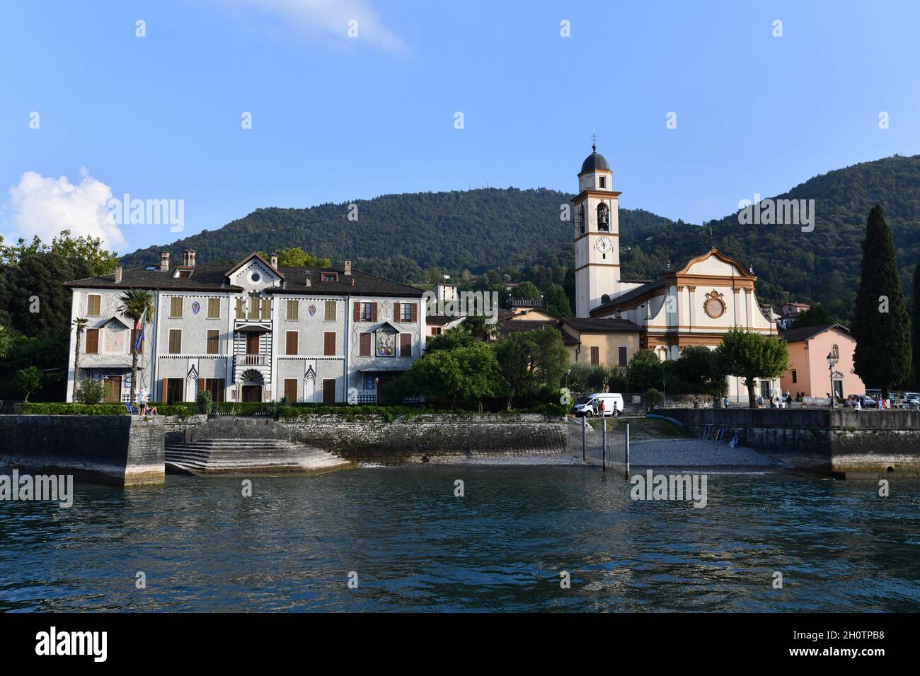 San Giovani, Bellagio, Comer See, Italien. kirche Stockfoto