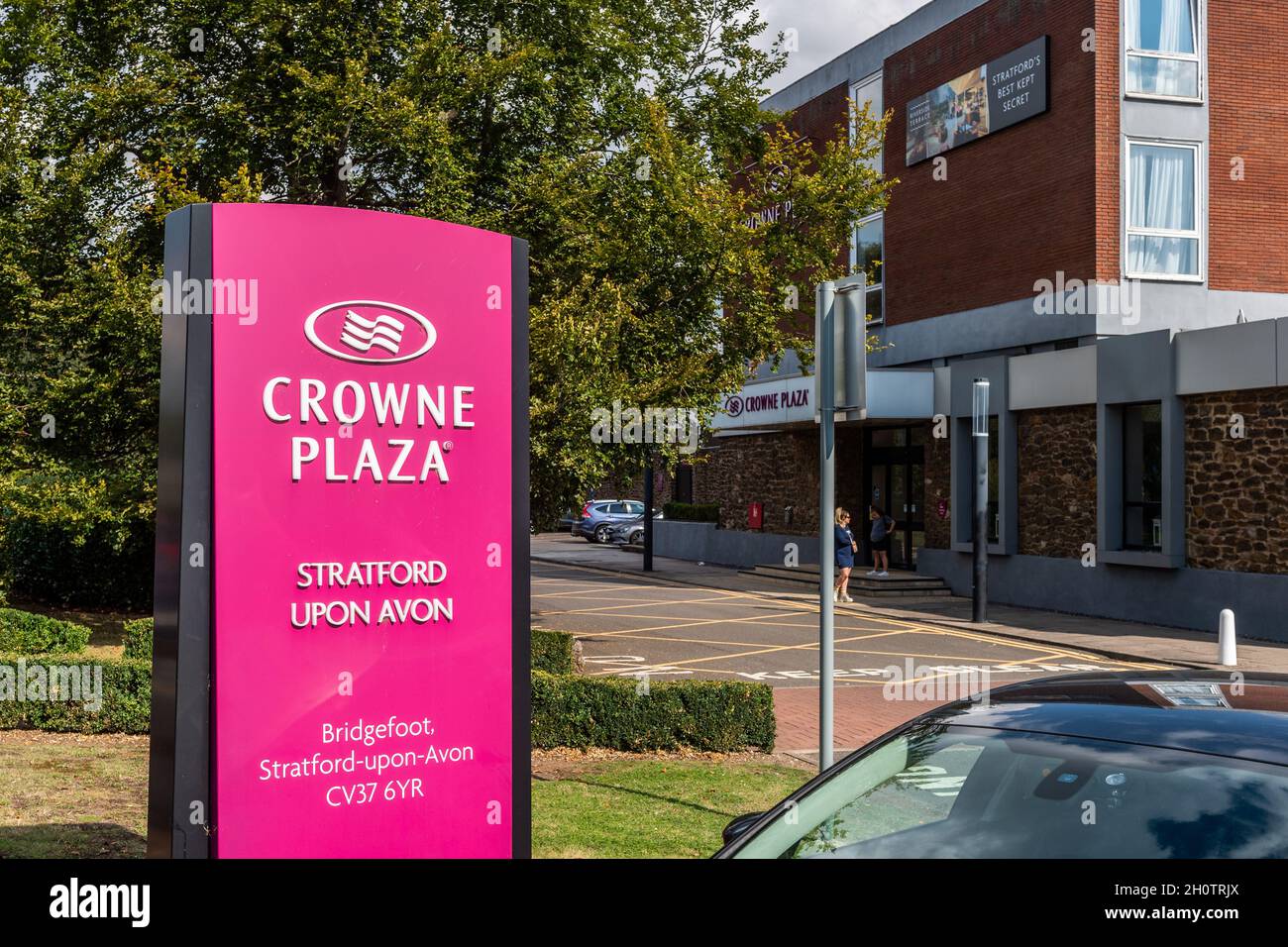 Crowne Plaza Hotel in Stratford-upon-Avon, Warwickshire, Großbritannien. Stockfoto