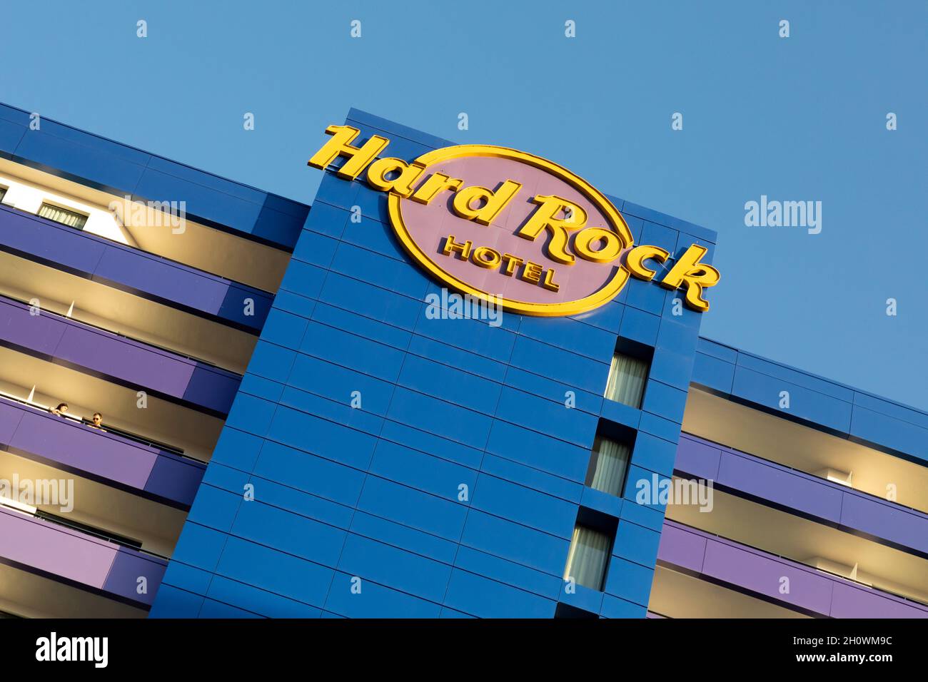 Hard Rock Hotel an der Playa Paraíso auf Teneriffa Stockfoto