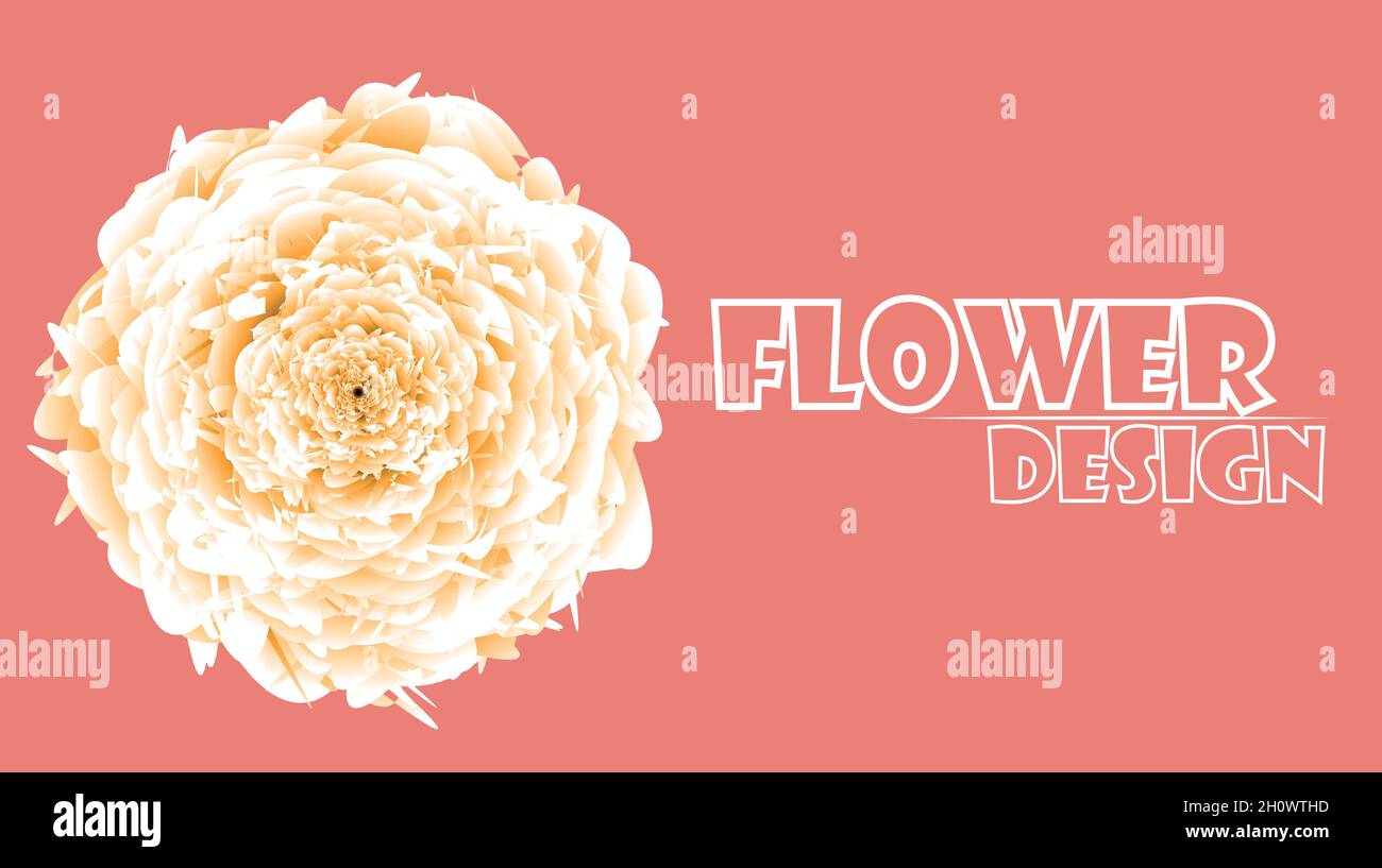Moderne Blumenkunst - Vektor-Komposition von kugelförmigen gelben Blume für Hochzeitsdekoration, Valentinstag, Muttertag, Verkauf und andere Veranstaltungen. Isol Stock Vektor