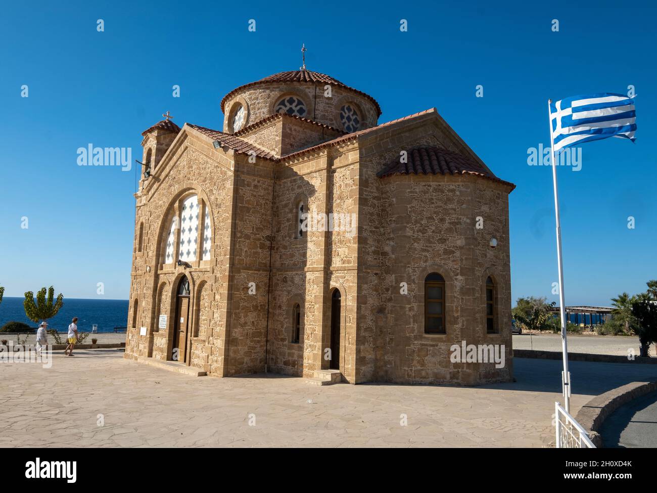 Kirche von Agios Georgios, Pegeia, Paphos, Zypern. Stockfoto
