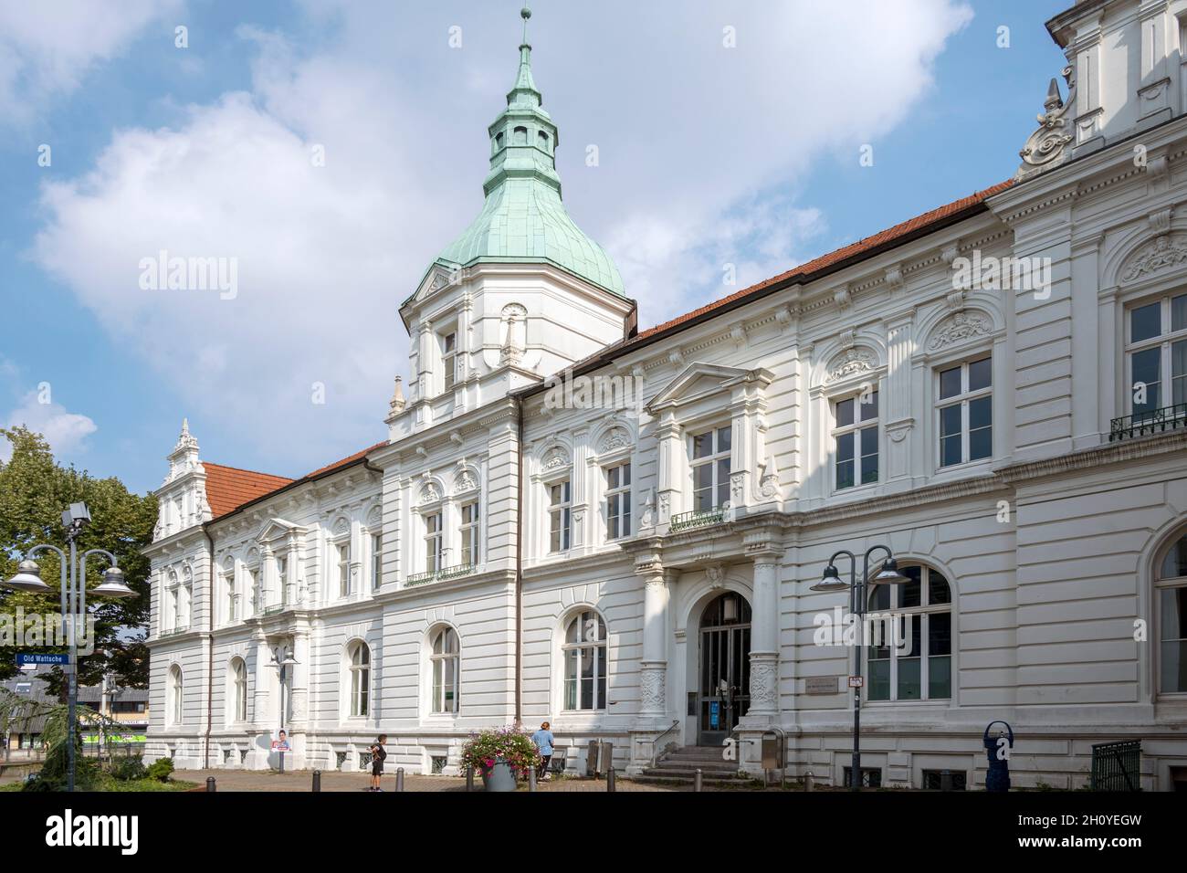 Deutschland, Nordrhein-Westfalen, Bochum-Wattenscheid, Altes Rathaus Stockfoto
