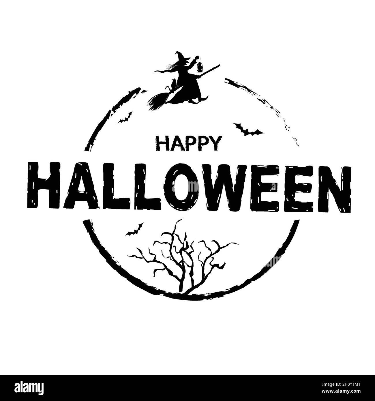 Happy Halloween Poster, Flyer, Banner kreatives Design. vektor Illustration Design Stock Vektor