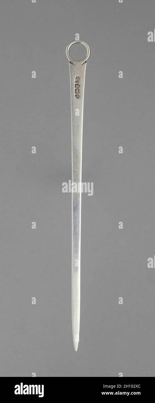 Spieß, 1783-1784. Hester Bateman (Großbritannien, 1709-1794). Silber; insgesamt 31.2 cm (12 5/16 Zoll). Stockfoto