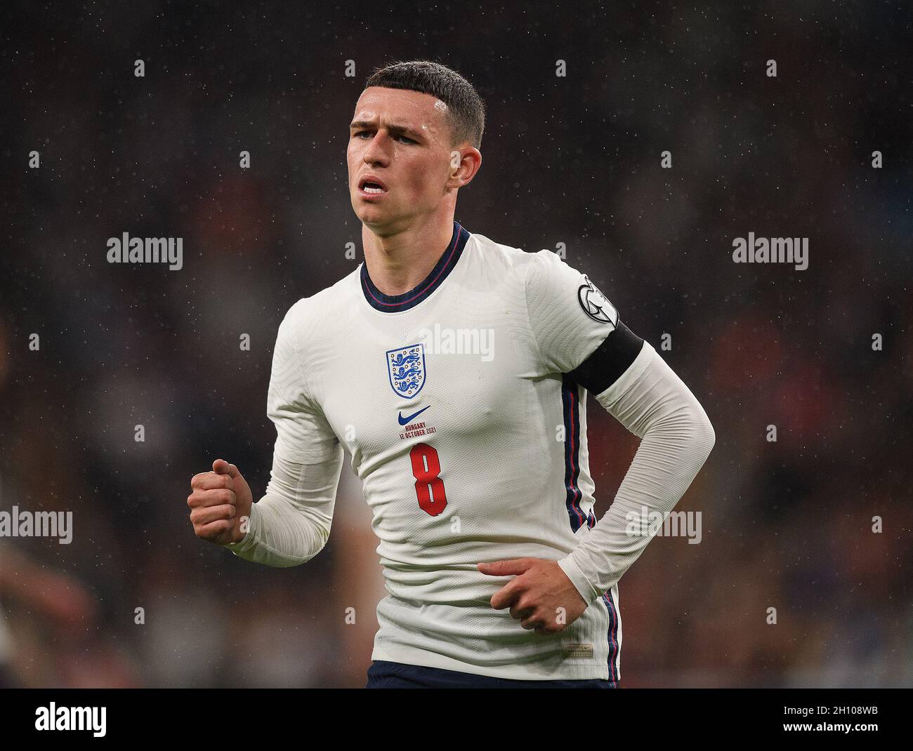 England – Ungarn – FIFA Fußball-Weltmeisterschaft 2022 – Wembley-Stadion der englische Fußballnationalmannschaft Phil Foden während der WM-Qualifikation in Wembley. Picture : Mark Pain Stockfoto