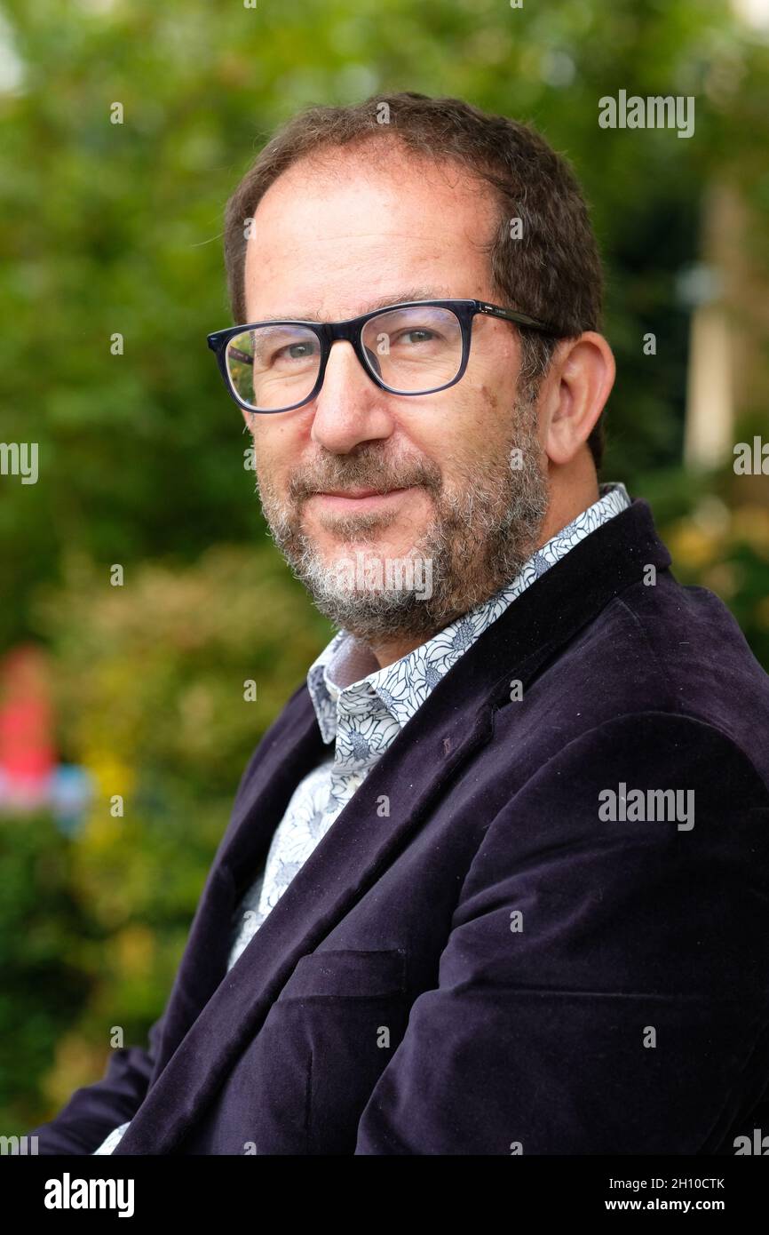 Cheltenham Literature Festival, Cheltenham, Großbritannien - Freitag, 15. Oktober 2021 - Jonny Geller, Literaturagent in Cheltenham, um über den neuen John Le Carre Roman zu diskutieren Silverview - Foto Steven May / Alamy Live News Stockfoto