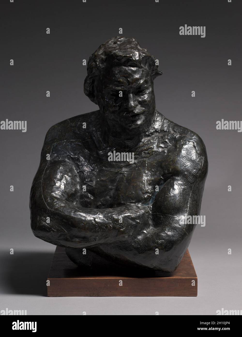 Studie von Honoré de Balzac, 1891-1892. Auguste Rodin (Französisch, 1840-1917). Bronze; gesamt: 52,7 x 39,4 x 32,4 cm (20 3/4 x 15 1/2 x 12 3/4 in.). Stockfoto