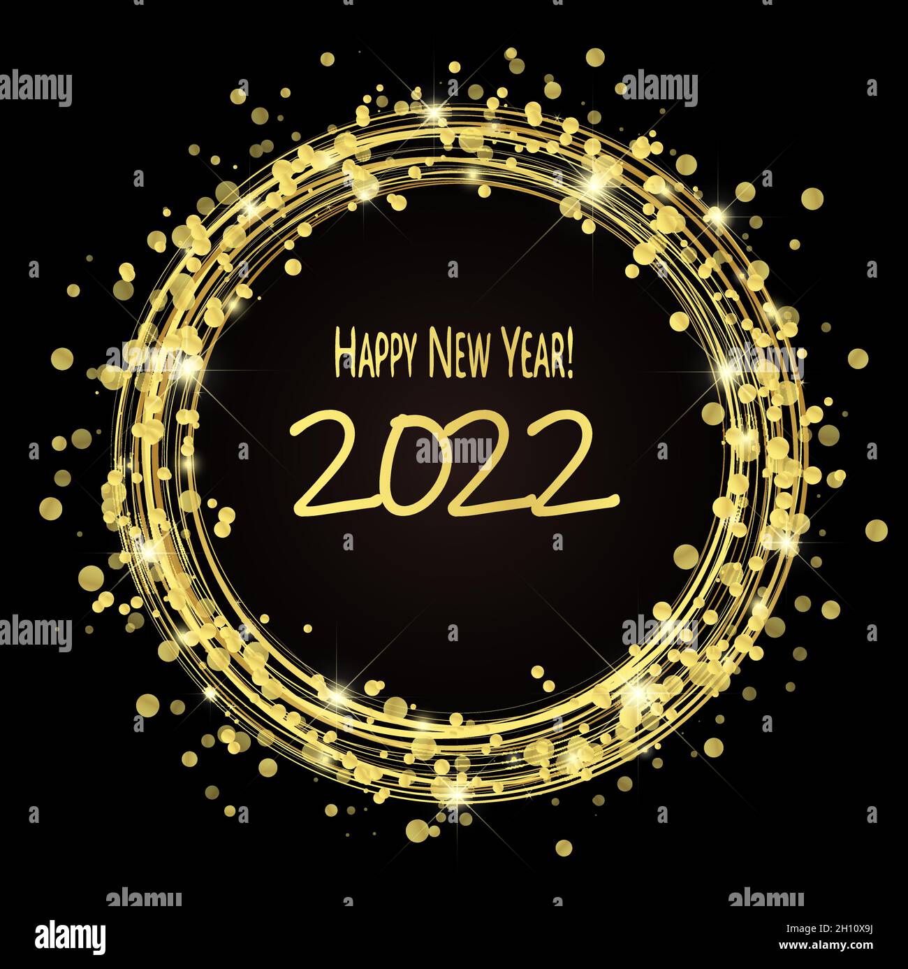 Silvester Gold Stock Vektorgrafiken Kaufen Seite 2 Alamy