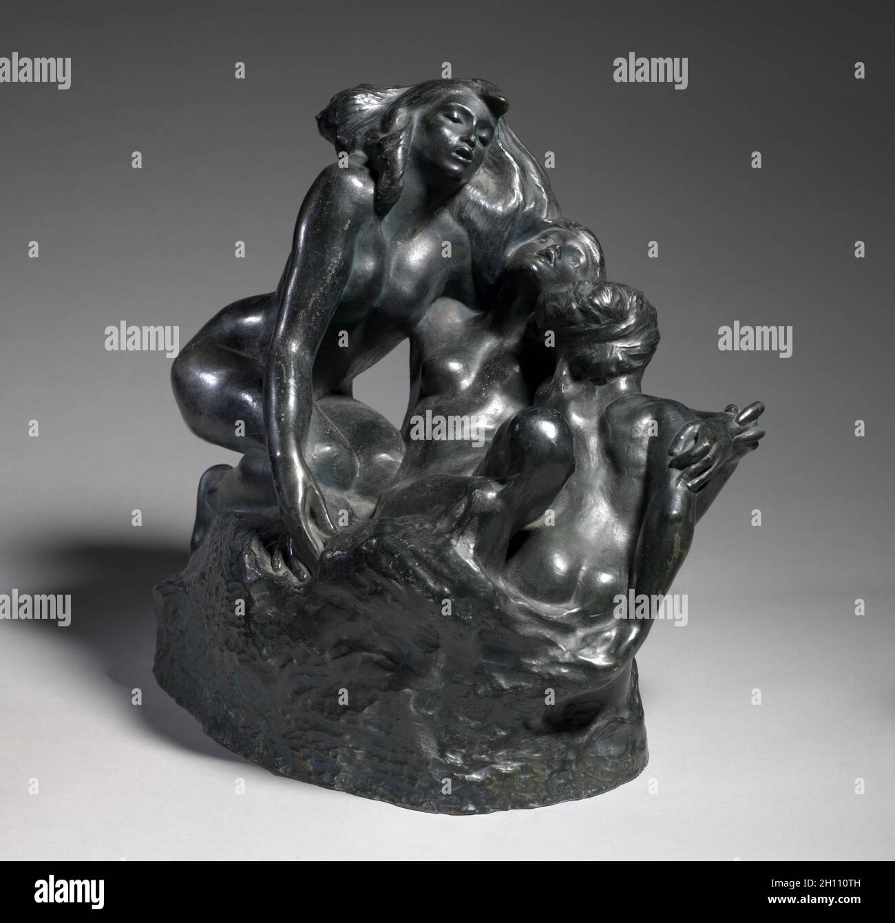 The Sirens, 1889. Auguste Rodin (Französisch, 1840-1917). Bronze; insgesamt: 43.2 x 41.6 x 30.5 cm (17 x 16 3/8 x 12 Zoll). Stockfoto