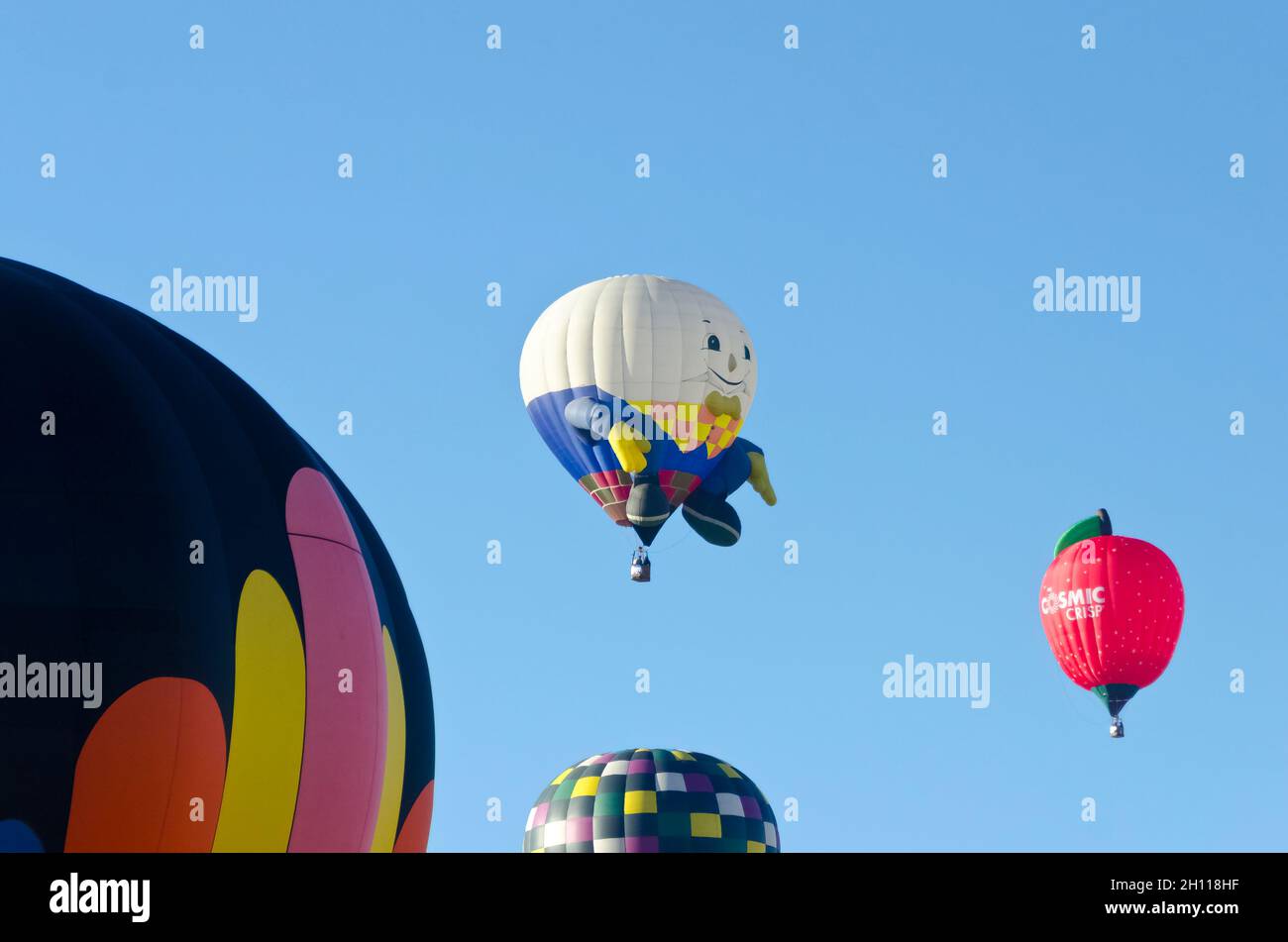 Heißluftballons in Albuquerque New Mexico Stockfoto