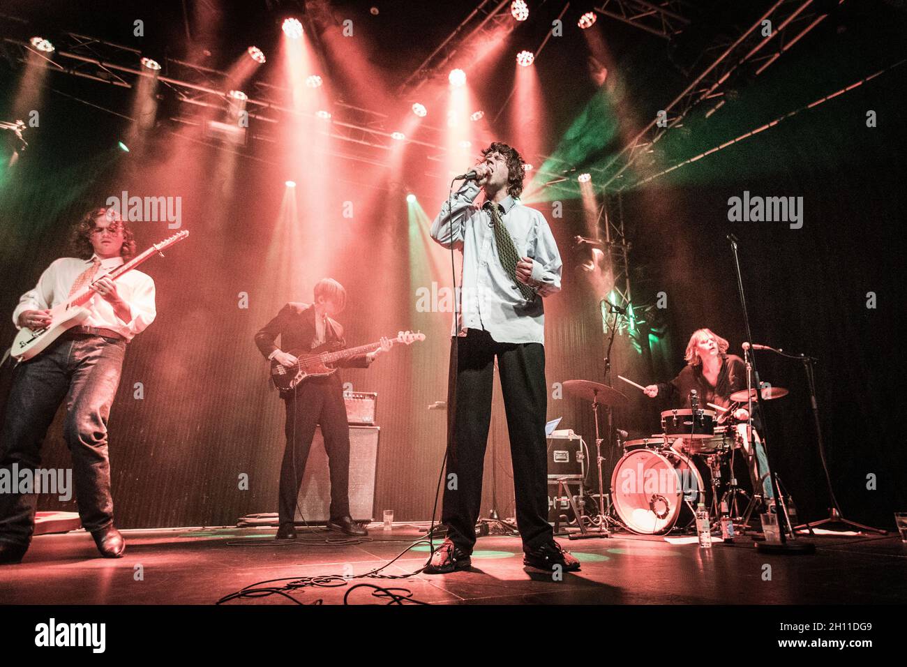 Roskilde, Dänemark. 14. Oktober 2021. Die dänische Sängerin und Songwriterin Goss spielt ein Live-Konzert im Gimle in Roskilde. (Foto: Gonzales Photo - Thomas Rasmussen). Stockfoto